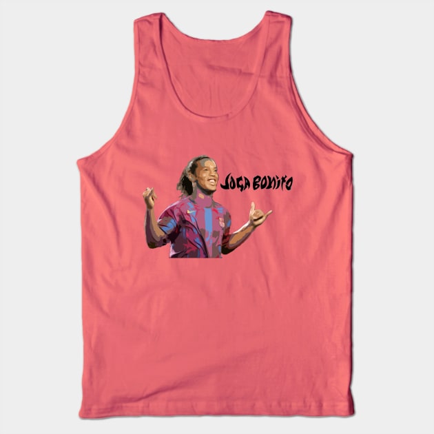 Joga Bonito Ronaldinho Tank Top by ArianJacobs